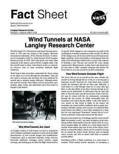 Fact Sheet National Aeronautics and Space Administration Langley Research Center Hampton, Virginia[removed]