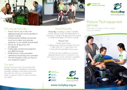 therapy and assistive technology About Rocky Bay  Why choose Rocky Bay