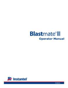 Microsoft Word - 714U0101 Rev 13 - Blastmate III Operator Manual