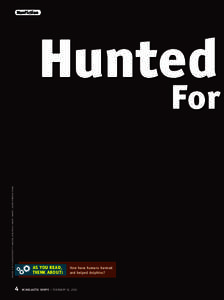 Nonfiction  Hunted PAGES 4-5: FLICKR RF/GETTY IMAGES (DOLPHIN); INSET: HARDY JONES PRODUCTIONS  For