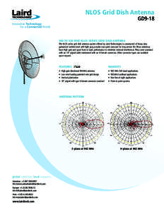NLOS Grid Dish Antenna GD9-18 Innovative Technology 	 for a Connected World