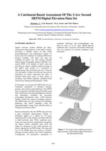 A Catchment Based Assessment Of The 3-Arc Second SRTM Digital Elevation Data Set