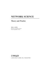 Network theory / Community building / Social networks / Small-world network / Network science / Scale-free network / Webgraph / Small world experiment / Steven Strogatz / Graph theory / Networks / Science