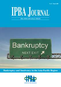 No 53 March[removed]Bankruptcy and Insolvency in the Asia-Pacific Region LexisNexis (a division of Reed Elsevier