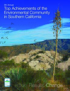 6th Annual  Top Achievements of the Environmental Community in Southern California