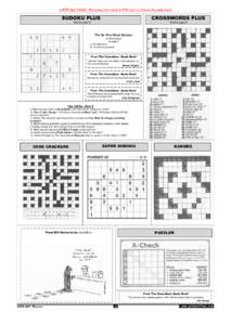A-PDF Split DEMO : Purchase from www.A-PDF.com to remove the watermark  SUDOKU PLUS CROSSWORDS PLUS