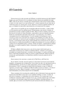 Microsoft Word - Dante Alighieri - El Convivio.doc