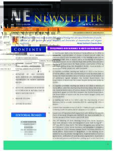 NE NEWSLETTER  Vol. XV. No. 07, July, 2013 FOR FREE PUBLIC CIRCULATION