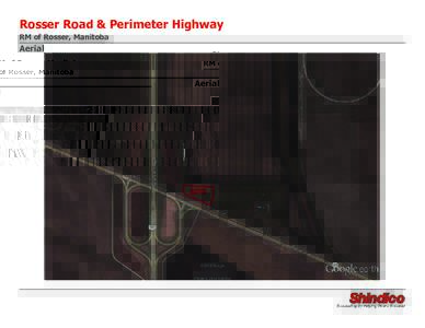 Rosser Road & Perimeter Highway RM of Rosser, Manitoba Aerial  