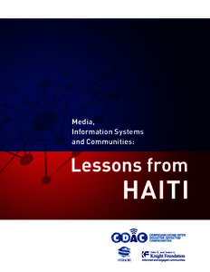 Media, Information Systems and Communities: Lessons from