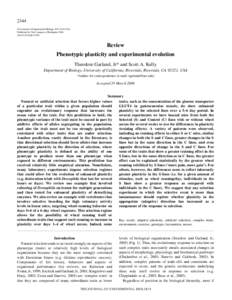 2344 The Journal of Experimental Biology 209, Published by The Company of Biologists 2006 doi:jebReview