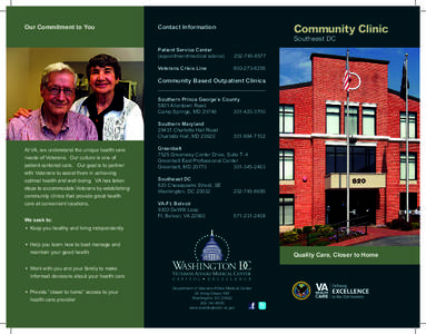 Our Commitment to You  Community Clinic Contact Information
