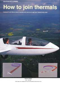 Sailplane & Gliding June - July 2002 These pages are copyright and may be downloaded for personal use only Above: be aware of these two blind spots for the glider pilot. Left: Neil Lawson and (front) AI Greensmith in La