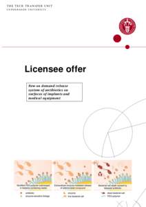 THE TECH TRANSFER UNIT COPENHAGEN UNIVERSITY Licensee offer New on demand release system of antibiotics on