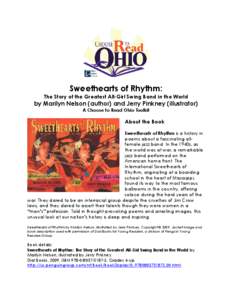 Sweethearts of Rhythm: The Story of the Greatest All-Girl Swing Band in the World by Marilyn Nelson (author) and Jerry Pinkney (illustrator) A Choose to Read Ohio Toolkit