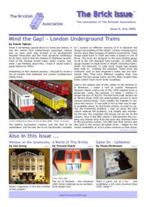TM TM The newsletter of The Brickish Association Issue 9, July 2006