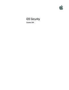 iOS Security October 2014 Contents Page 4
