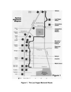 Figure 1. The Las Vegas Monorail Route  Figure 2. The MGM/Bally’s Monorail Cross-Head