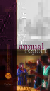 annual report  FROM THE DIRECTOR