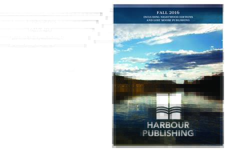 Ordering Ca n a da Harbour Publishing  Fall 2016