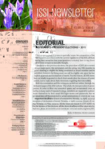Contents Editorial page 1 CONFERENCE CALL 16th Nordic Workshop page 2