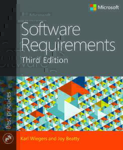 Software Requirements, Third Edition