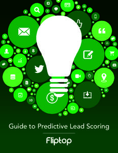 Guide to Predictive Lead Scoring  Lead scoring has an important role to play in modern B2B marketing and sales. It is a useful system for gauging a prospect’s likelihood of buying, allowing salespeople to prioritize t