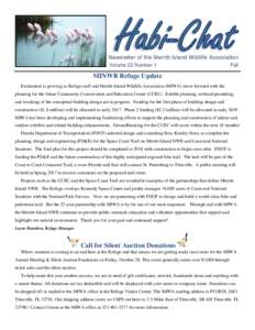 Habi-Chat  Newsletter of the Merritt Island Wildlife Association Volume 22 Number