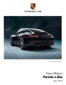 911 Carrera Black Edition  Town Motors Porsche e-Zine June 2015