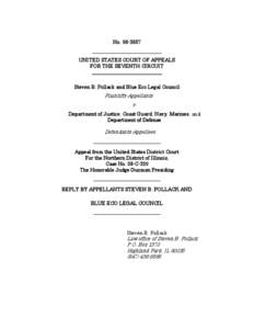 No____________________________ UNITED STATES COURT OF APPEALS FOR THE SEVENTH CIRCUIT ____________________________ Steven B. Pollack and Blue Eco Legal Council