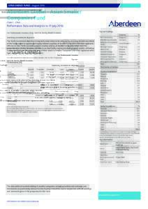 OPEN ENDED FUND – AugustAberdeen Global - Asian Smaller Companies Fund Class I - 2 Acc