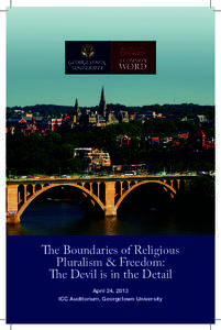 ŜŞŕŘ5șț65șȗȘȚ5R5őśŞœőŠśţŚ5ŚŕŢőŞşŕŠť  The Boundaries of Religious Pluralism & Freedom: The Devil is in the Detail April 24, 2013