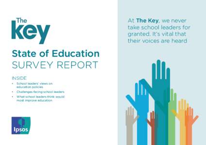 At The Key, we never take school leaders for granted. It’s vital that their voices are heard  State of Education