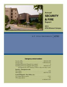 Annual  Security & Fire Report