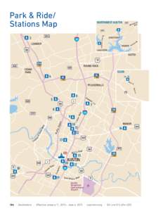 Park & Ride/ Stations Map NORTHWEST AUSTIN 1431