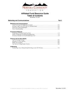 Microsoft Word - 2011_11-10_Affiliated Fund Resource Guide_Tab 3_Marketing and Communications.docx