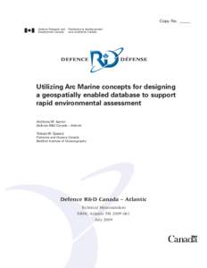 Copy No. _____ Defence Research and Development Canada Recherche et développement pour la défense Canada