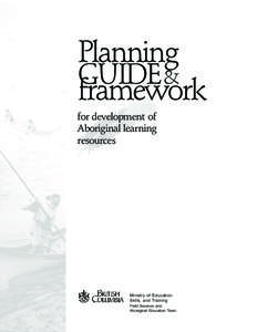 Planning GUIDE & framework for development of Aboriginal learning