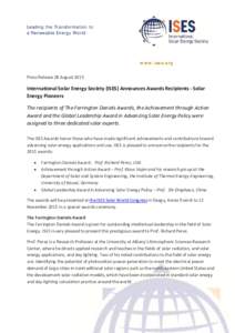 Microsoft Word - ISES_Awards_Press_Release_27docx