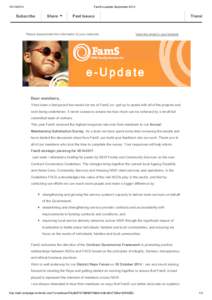 [removed]FamS e-update September 2014 Subscribe