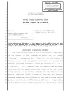 FILED  OCT[removed]THIS IS A REPLICA OF THE FILED DOCUMENT PROVIDED IN TEXT SEARCHABLE FORMAT.
