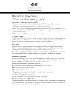 pep-1564e postpartum depression fact sheet - revised 4_08 2.qxp