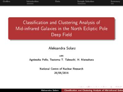 Classification and Clustering Analysis of Mid-infrared Galaxies in the North Ecliptic Pole Deep Field