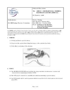 Microsoft Word - Airway - Oropharyngeal - Insertion; Maintenance; Suction; Removal-1159.doc