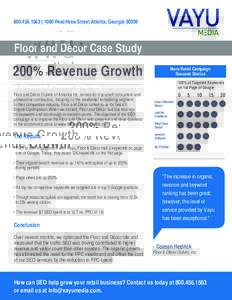  | 1080 Peachtree Street Atlanta, Georgia 30309  ´ Floor and Decor Case Study