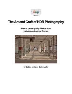 DOP 2011_04  The Art and Craft of HDR Photography How to create quality Photos from high dynamic range Scenes