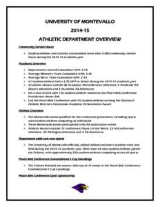 Microsoft Word - Athletic Department Overview