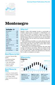 ©Lonely Planet Publications Pty Ltd  Montenegro Herceg Novi ..................538 Kotor .............................540 Tivat ..............................543