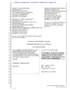 Class action lawsuits / Law / Fraley v. Facebook /  Inc. / Lieff Cabraser Heimann & Bernstein / Class action