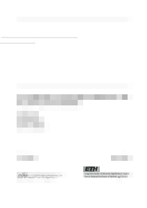 New approaches to generating comprehensive allday activity-travel schedules Matthias Feil Michael Balmer Kay W. Axhausen  STRC 2009
